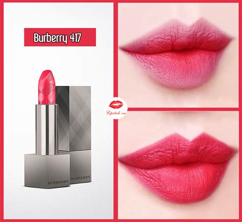 Burberry Bright Rose (417) Lip Velvet Review & Swatches